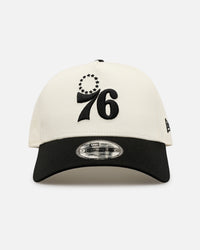 New Era Philadelphia 76ers 'Easy Chrome Black' 9FORTY A-Frame Snapback Chrome/Black