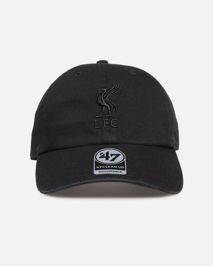 47 Brand Liverpool Football Club 47 Clean Up Strapback Black/Black