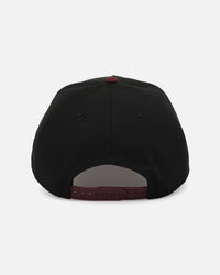 New Era Atlanta Braves 'Burgundy Hearts' 9FORTY A-Frame Snapback Black/Maroon