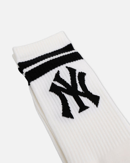 Pro Compression New York Yankees Gym Stripe Crew Sock Black/White