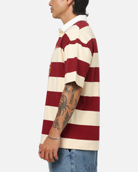 Vouseti Vouseti Rugby Polo Shirt Burgundy