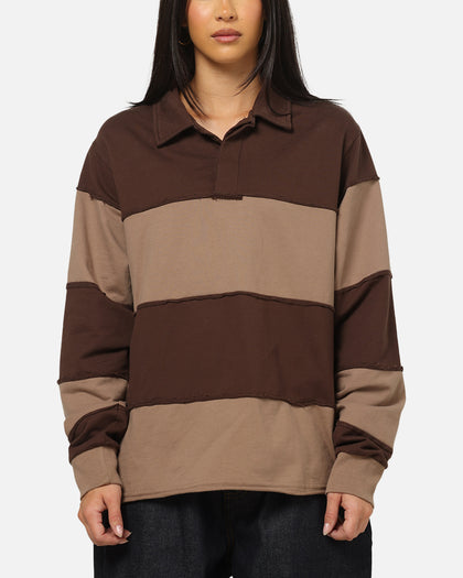 Carre Off Grid Rugby Shirt Brown