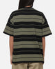 Carre Collective Stripe T-Shirt Black/Olive