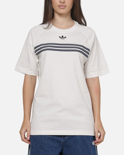 Adidas Chest Stripes 98 T-Shirt White