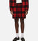 XXIII Plaid Ball Shorts Red