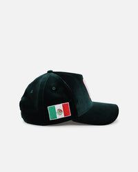 New Era Mexico National Baseball Team 'Velvet Hearts' 9FORTY A-Frame Snapback Green