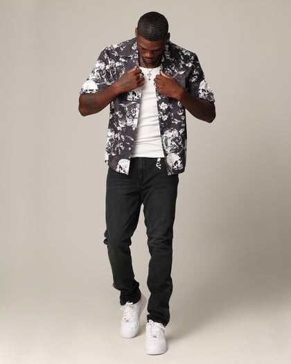 Saint Morta Undying Love Short Sleeve Shirt Black/White