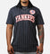 New Era New York Yankees Throwback Pinstripe T-Shirt Navy
