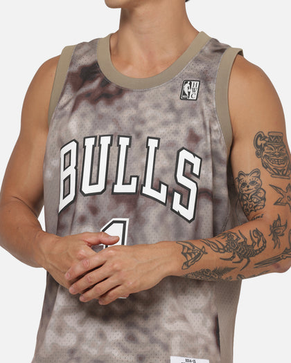 Mitchell & Ness Chicago Bulls Derrick Rose #1 Abstract Camo Jersey Abstract Rose