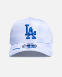 New Era Los Angeles Dodgers 'Porcelain Clouds' 9FORTY A-Frame Snapback Vintage Blue Marble