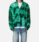 MNML Tie Dye Sherpa Pullover Sweater Green