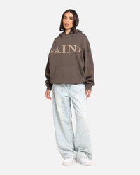 Saint Morta Vision Boxy Hoodie Brown