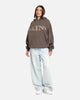 Saint Morta Vision Boxy Hoodie Brown