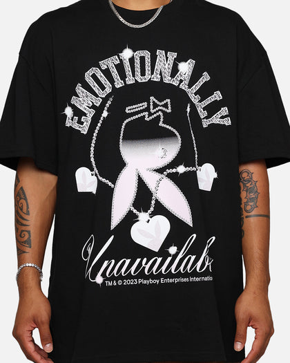 Playboy By Culture Kings Diamonds Are Forever T-Shirt Black