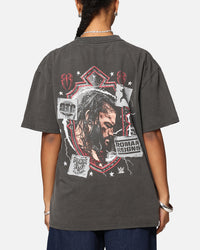 Culture Kings X WWE Roman Reigns Wrestlemania XLI Heavy T-Shirt Black Wash
