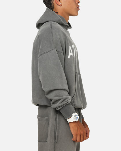 Saint Morta Athltc Hoodie Washed Charcoal