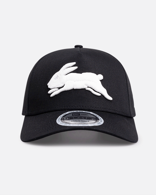 New Era South Sydney Rabbitohs 'NRL Glow In The Dark' 9FORTY A-Frame Snapback Black