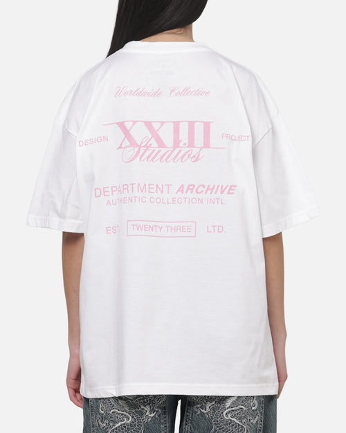 XXIII Utilities T-Shirt White/Pink