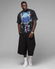 Loiter x Sonic Pleated Shorts Black