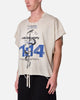 MNML Tattered Cut Off T-Shirt Off White