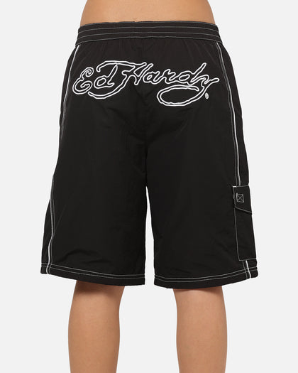 Ed Hardy Fury Shorts Black