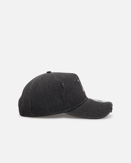 New Era Los Angeles Dodgers 'Patent Leather' 9FORTY A-Frame Strapback Washed Black