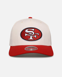 Mitchell & Ness San Francisco 49ers 'Go Team Go' MVP Snapback Off White/Red
