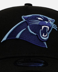 New Era Carolina Panthers 'Black And Sky Blue' 9FORTY A-Frame Snapback Black/Sky Blue