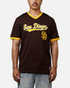 New Era San Diego Padres Throwback V-Neck T-Shirt Brown