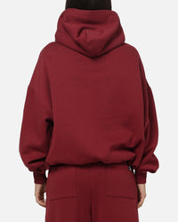 Carre Rivet Hoodie Burgundy