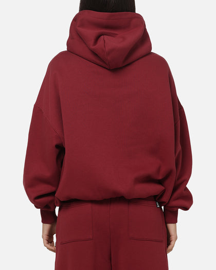 Carre Rivet Hoodie Burgundy