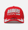 New Era Las Vegas Raiders 'Podium Pack' Pre-Curved Golfer Trucker Snapback Scarlett/Metallic