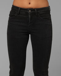 Loiter Women's Wraith Bootcut Jeans Black