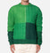 MNML Open Knit Square Sweater Green