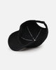 Jordan Unstructured Curved Bill Strapback Hat Black/White