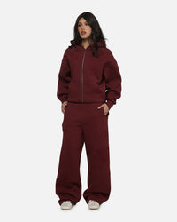 Ed Hardy Women's Tattoo Trackpants Burgundy