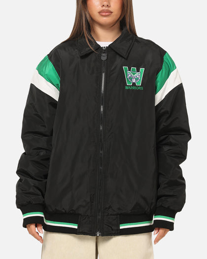 Bleacher Athletic New Zealand Warriors NRL Legacy Baseball Jacket Black