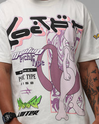 Pokémon By Loiter Mewtwo Heavyweight T-Shirt Off White