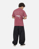 Bleacher Athletic Brisbane Broncos NRL Attrition Washed T-Shirt Burgundy