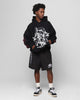 Loiter Chrome Dogs Vintage Hoodie Black