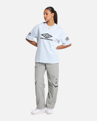 Boiler Room X Umbro Washed T-Shirt Blue