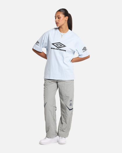 Boiler Room X Umbro Washed T-Shirt Blue