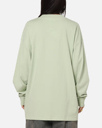Carre Global Oversized Long Sleeve T-Shirt Sage