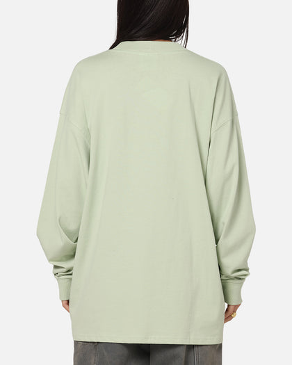 Carre Global Oversized Long Sleeve T-Shirt Sage
