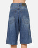 G-Star Bam Logger Denim Shorts Faded Blue