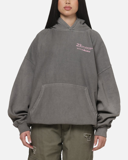 XXII Collectives Hoodie Charcoal/Pink