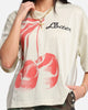 Loiter Cherry Jersey Off White/Red