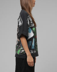 Loiter X WWE Stone Cold Vintage T-Shirt Vintage Black
