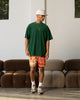 Carre Terry Oversized T-Shirt Forest Green