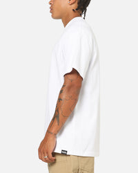 Von Dutch Distressed Embroidered Patch T-Shirt White